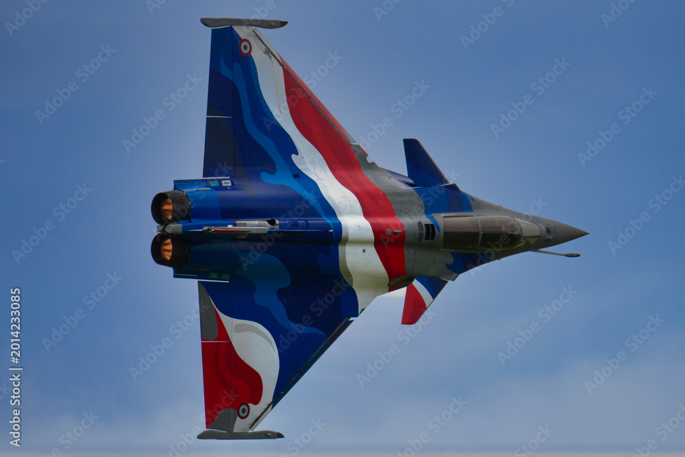 Fototapeta premium Rafale Solo Display 2026 post combustion