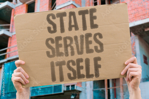 Fotografía "State Serves Itself" Government prioritises self-preservation over citizen welfare