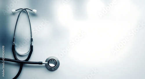 Bright Blurred Medical Office Background for Healthcare Product Display