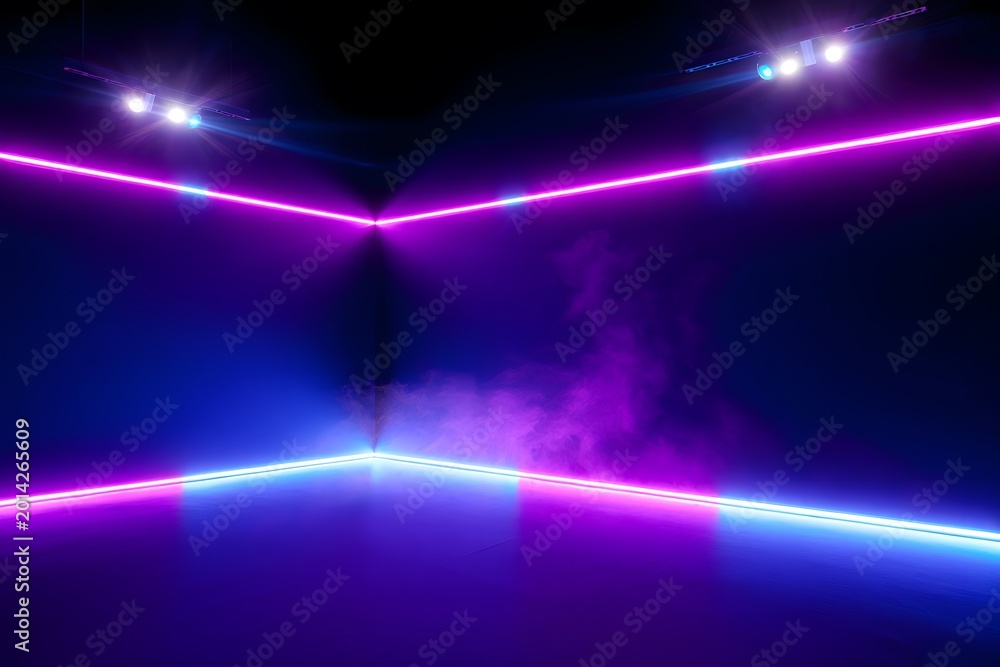 Fototapeta premium concert stage lights loop