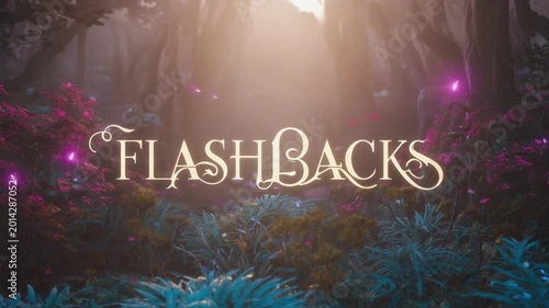 Conceptual video with the concept of flashbacks. Flashbacks and memory.