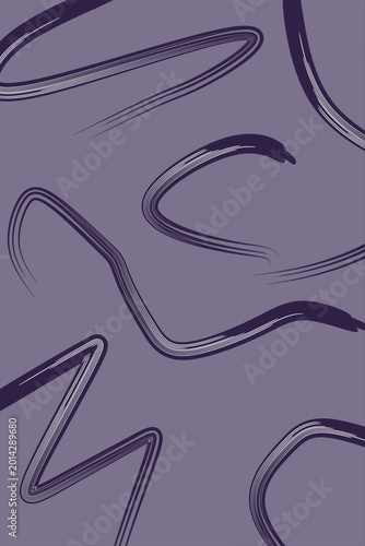 Minimal Purple Wavy Line Abstract Background Modern Fluid Pattern