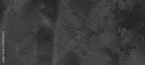 Foto Monochromatic dark gray and black watercolor texture background featuring deep i