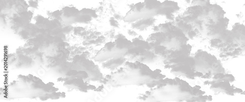 Black and White Dramatic Cloudscape Texture Background With Stormy Sky