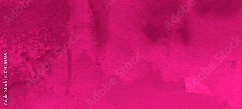 Cuadro en lienzo Expansive fuchsia watercolor wash with delicate, subtle pooling and gentle texture variations, creating a serene and versatile background for elegant design and artistic visual presentations