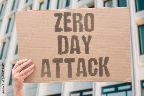 Foto "Zero Day Attack" Unknown vulnerabilities are secretly exploited by state hackers
