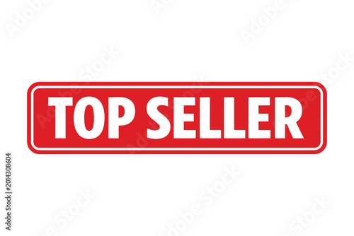 Minimalist Top Seller Badge Vector