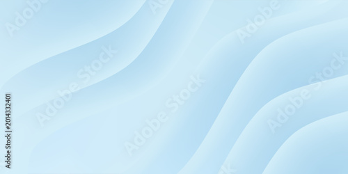 Fotografie Abstract art vector blue background that curves like waves