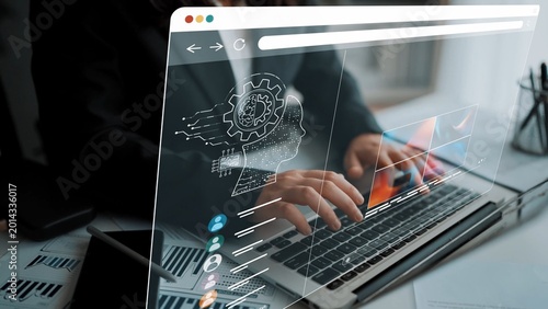 Cuadro en lienzo AI image generator interface enables image, AI, and generator process by convert