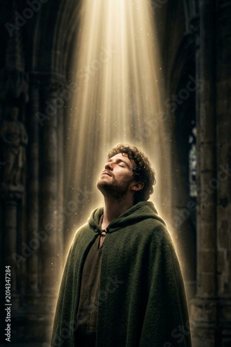 Divine protection with light from above