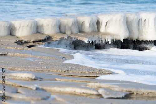 At the Baltic Sea in Germany in Winter – A Winter Coastal Landscape
