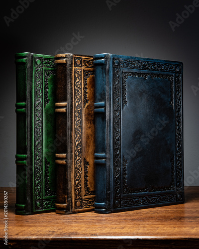 old book on wooden background