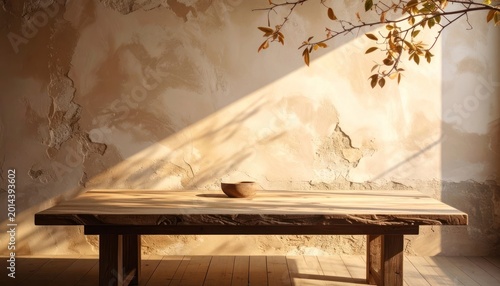 Golden light illuminates rustic textures and organic forms.