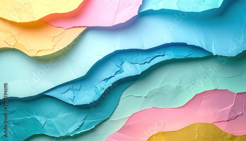 Chromatic Ripples of Textured Delight