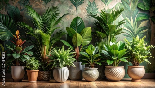 Verdant symphony of botanical abundance