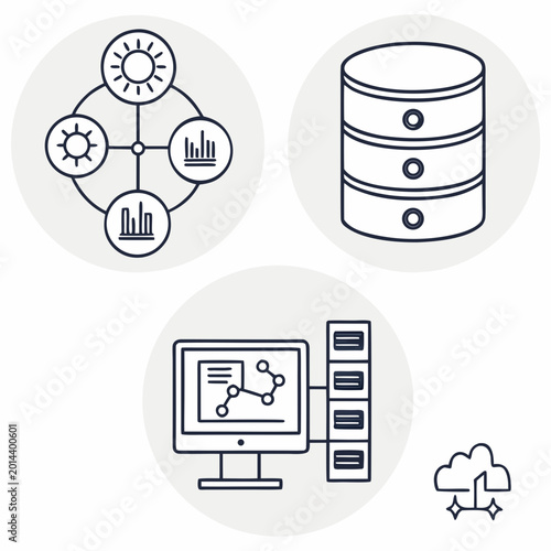 Data storage and processing data processing computer server database