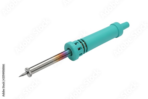 Professional Desoldering Pump for Electronic Circuit Board Repair and Component Removal Tool White Background