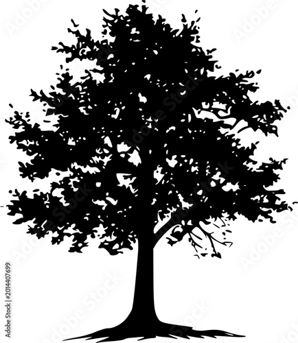 Professional Tree Silhouette Vector Set for Modern Graphic Design Projects
