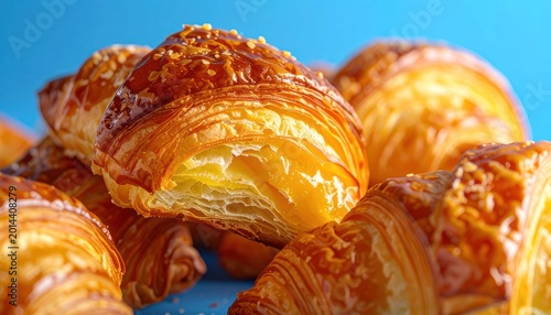 Golden Layers of Delightful Pastries