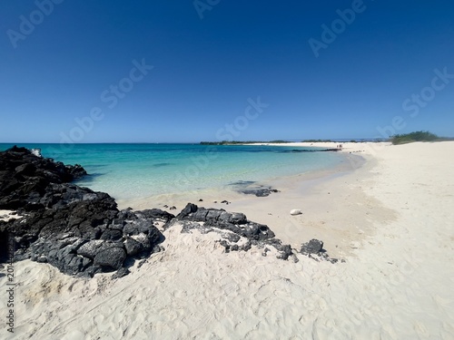 Foto beach and sea, playa las bachas, Galapagos