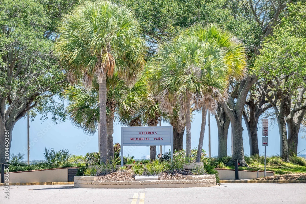 Fototapeta premium historic downtown Titusville, Florida