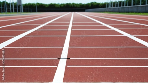 Starting Blocks on Track Lane