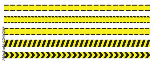Quadro su tela Caution warning tape