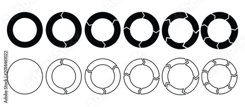 Fotografía Circle arrows icon