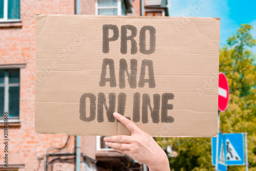 Tableau sur toile "Pro Ana Online" Pro-eating-disorder communities persist on mainstream platforms despite policies