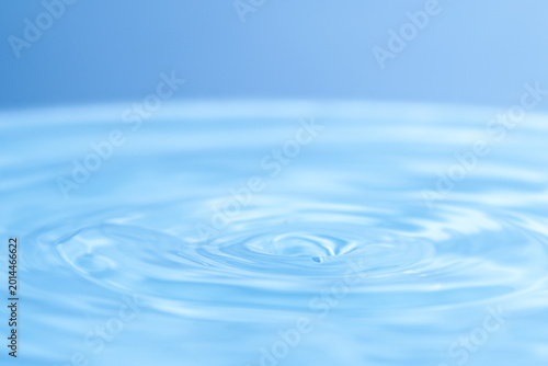 美しい水面の波紋の模様