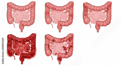 Visualizing the human digestive tract A representation of the gastrointestinal system and its potential conditions