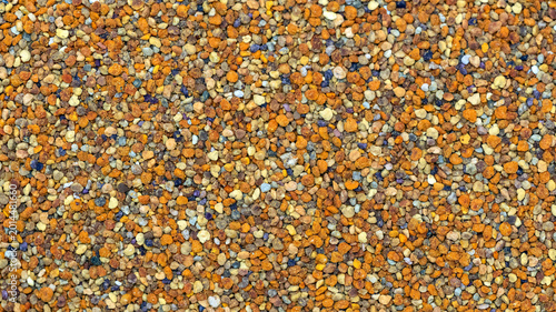 Bee pollen grains macro texture background. Natural organic superfood granules multi colored healthy supplement nutrition for wellness diet concept