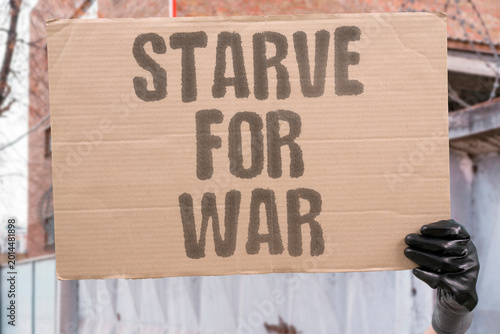 Foto "Starve For War" Engineered famines coincide with military campaigns