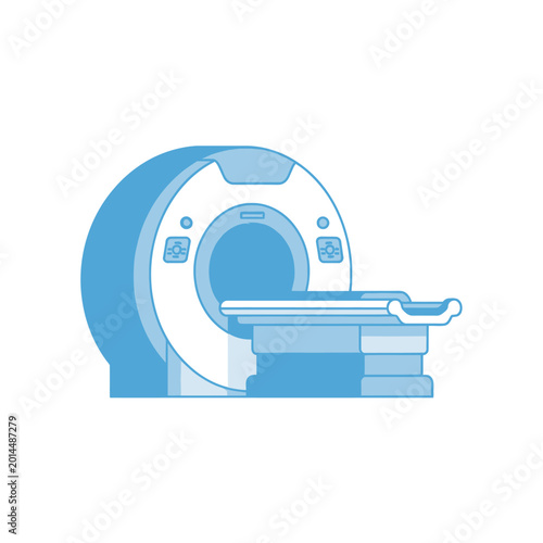 Valokuva Medical MRI Scanner Machine Illustration - Blue Tone Technology