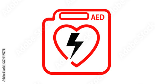 Foto Automated External Defibrillator Medical Device.