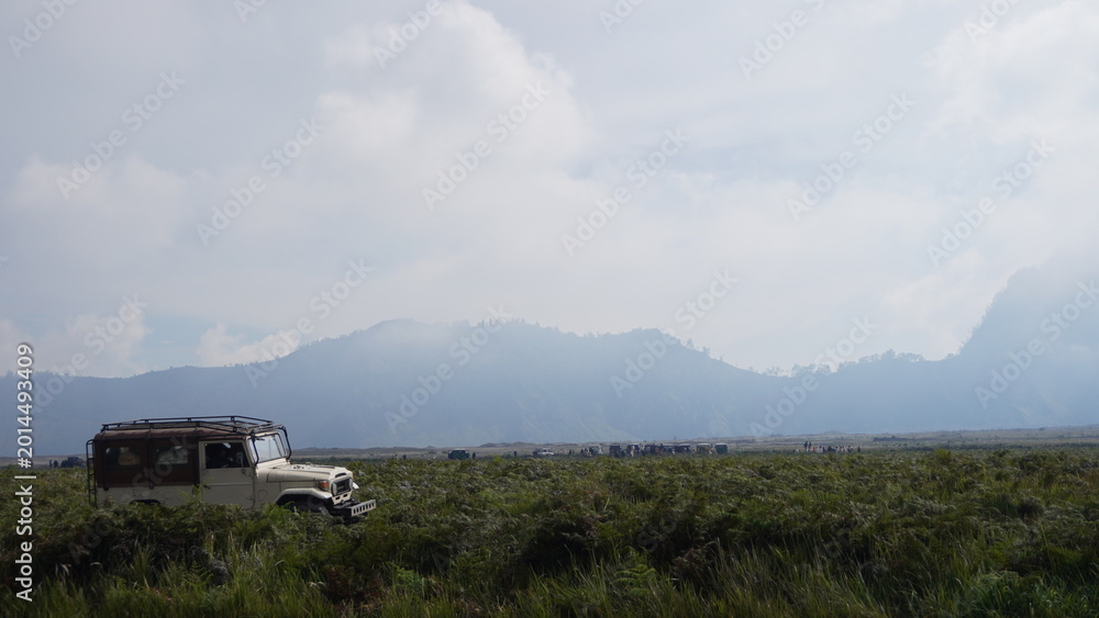 Fototapeta premium truck on the road