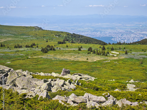 Spring Panorama of Vitosha Mountain, Bulgaria