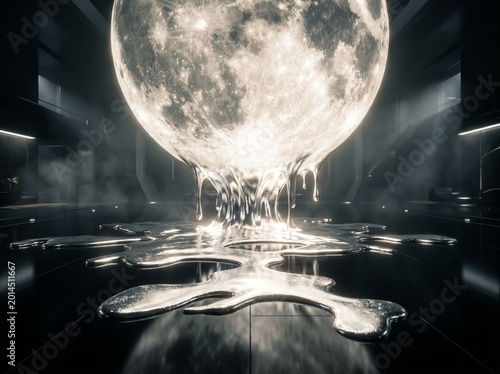 planet moon in the sky