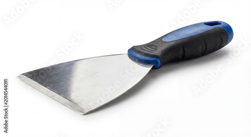 Metal Putty Scraper Tool Isolated on White Background