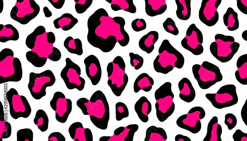 seamless pattern with pink hearts