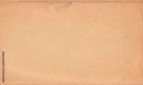 Quadro su tela Aged Tan Envelope Paper Texture with Top Margin Line and Subtle Corner Wrinkles