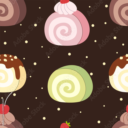 Dessert Seamless Pattern