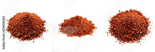 Chili Powder Spice PNG Pile - Red Spice Pile Ground Cayenne, Paprika Hot Spicy Seasoning, Cooking Ingredient Culinary Graphics Pack