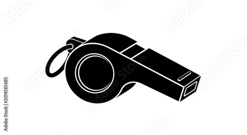 Canvas-taulu Whistle used by coaches and referees acts as a professional tool for signaling sports events and maintaining order