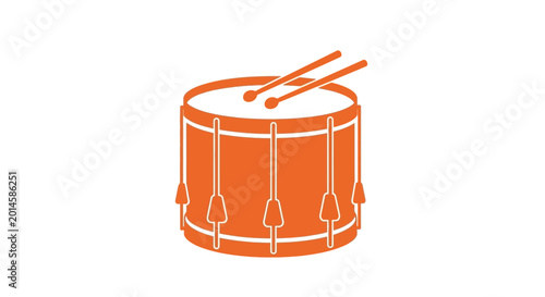 Φωτογραφία Drum with drumsticks illustrates the rhythmic energy and creative spirit found in musical performance and artistic expression