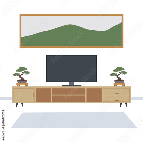 House Interior Design Illustration