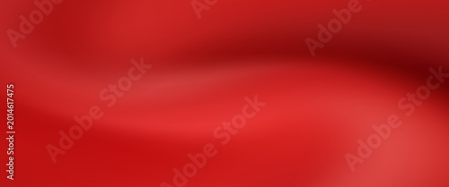 Elegant red gradient. Light and shadow blurred, flowing effect. For Christmas, Valentine Day cards and modern branding and packaging. Vector illustration, EPS 10.