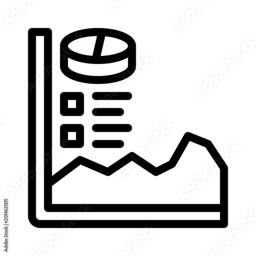Tableau sur toile dosage line icon