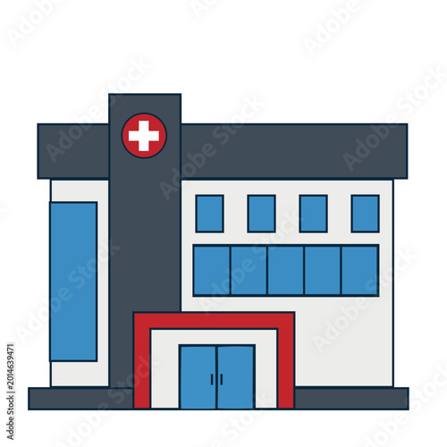 Modern Hospital Building