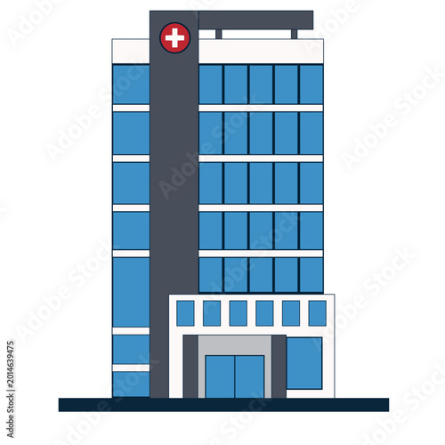 Modern Hospital Building